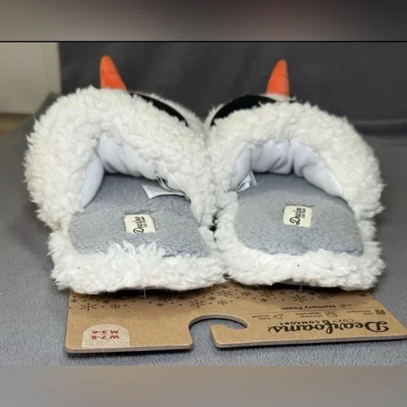 Dearfoams Snowman Slippers Womens 7-8
Mens 5-6 - Picture 5 of 7